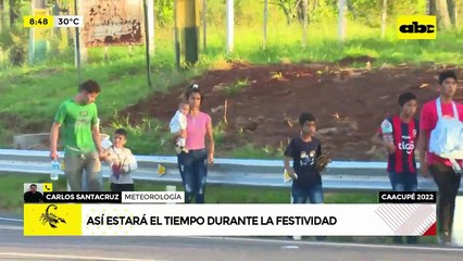 Cómo se presentará el tiempo durante la festividad
