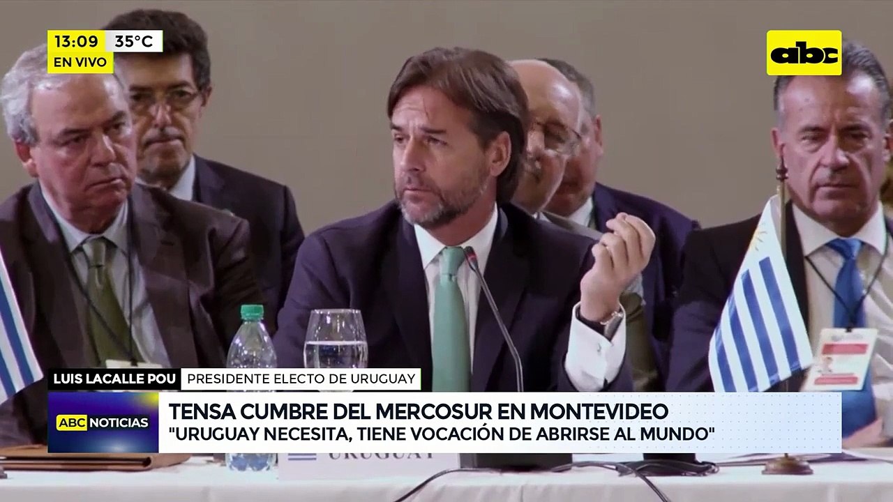Tensa cumbre del Mercosur