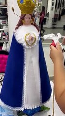 Estilista Pone Bella A La Imagen De La Virgen De Caacupé