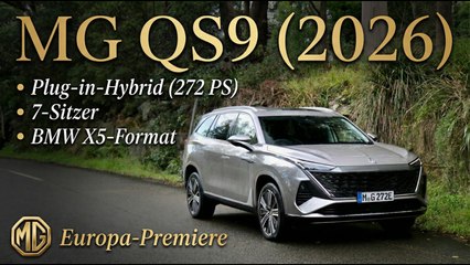 MG QS (QS9/Roewe RX9) – Alle Infos zum neuen Flaggschiff-SUV