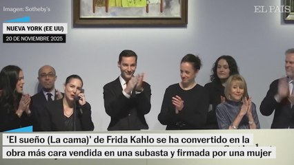 Un retrato de Frida Kahlo se convierte en la obra subastada más cara realizada por una mujer