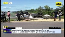 Accidente de tránsito con derivación fatal