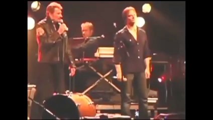 2008 - Johnny Hallyday & David Hallyday - Sang pour sang (Duo – La Cigale – 17 Mars)