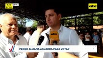 Pedro Alliana votó en Pilar