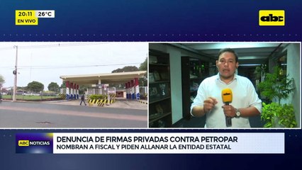 Denuncias de firmas privadas contra Petropar