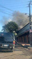 Reportan incendio en bar, en zona del Mercado de Abasto