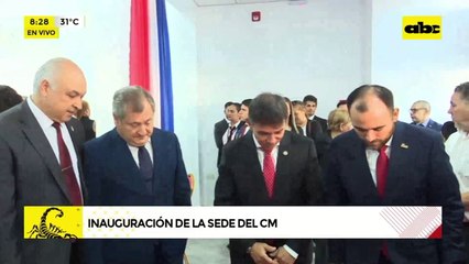 Inauguración de la sede del Consejo de Magistratura