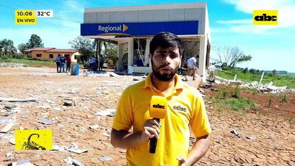Asaltantes detonaron explosivos en un banco