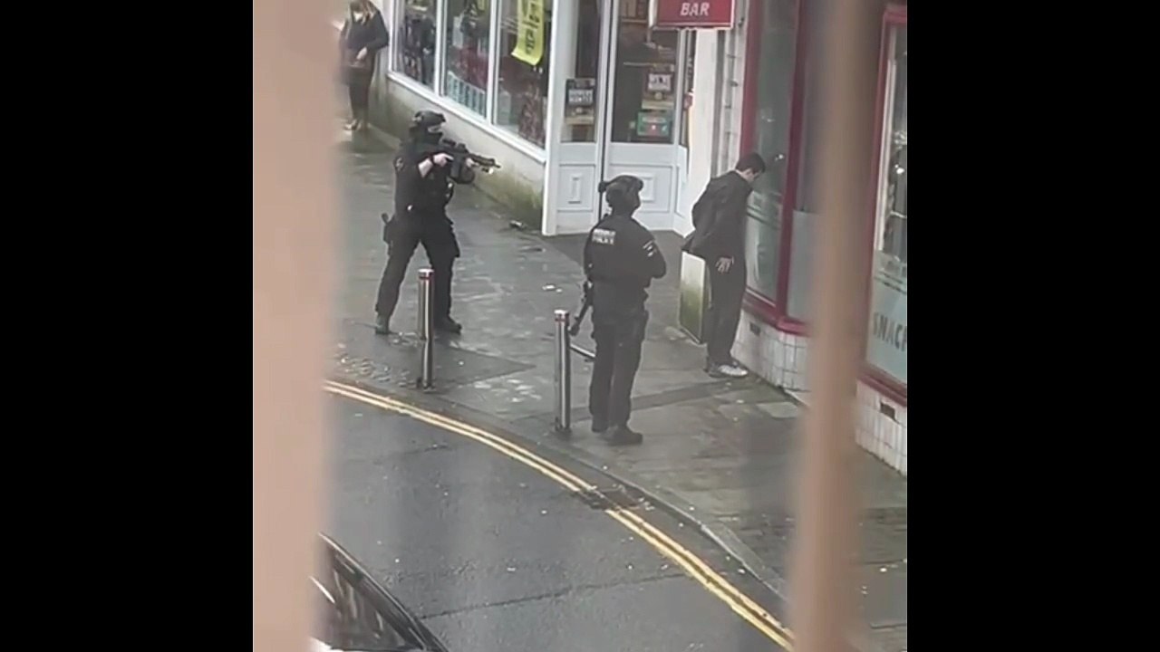Armed Police in Pontypool