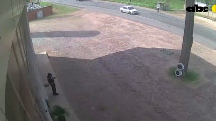 Así llegaron y huyeron los delincuentes en el asalto de Ypané