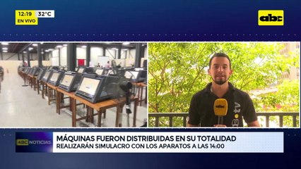 Máquinas fueron distribuidas en su totalidad