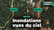 Les inondations en Asie ont provoqué des dégâts visibles depuis l'espace
