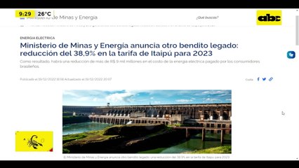 Tarifa de itaipú 2023