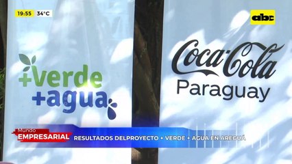 Resultados del proyecto + verde + agua en Areguá