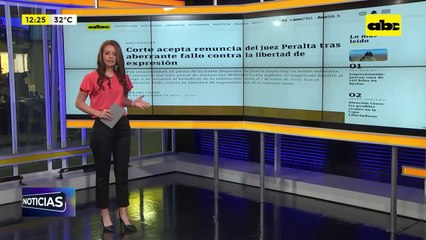 Corte acepta renuncia del juez Peralta