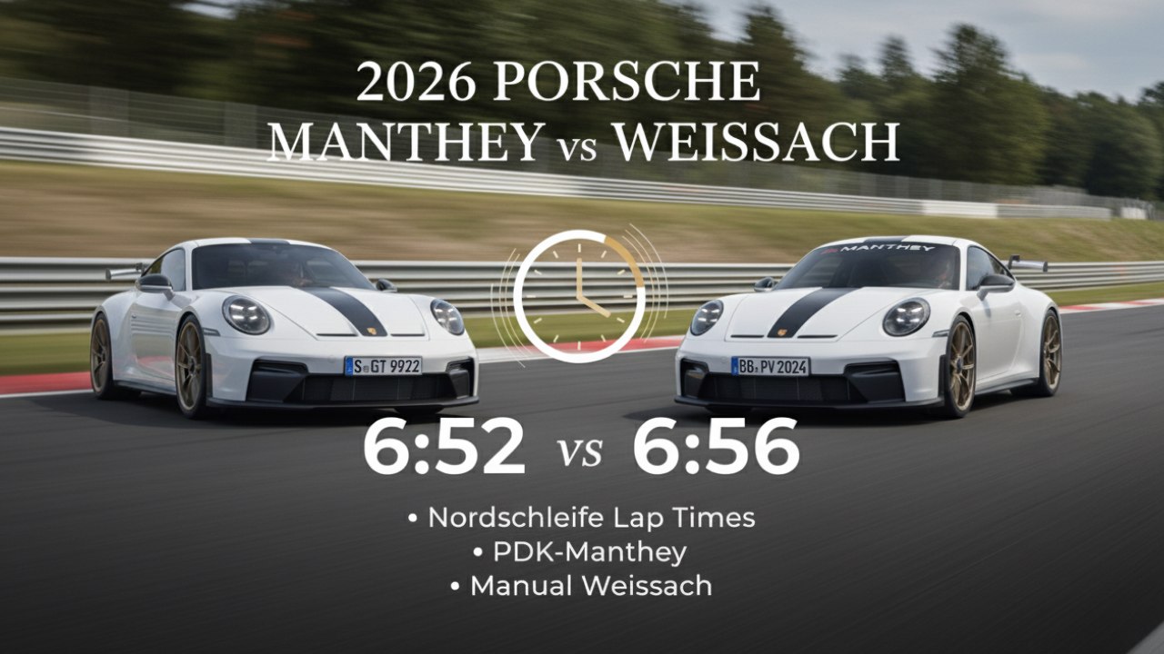 Manthey-Kit mit PDK vs. Weissach-Paket mit Schaltgetriebe – was zählt mehr?