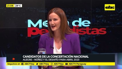 Efraín Alegre - Soledad Núñez, y el desafío para abril 2023