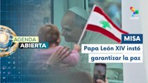 Papa León XIV celebró misa en el paseo marítimo de Beirut