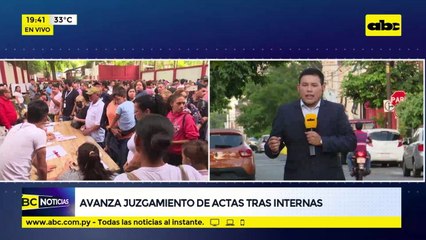 Avanzan juzgamiento de actas tras internas