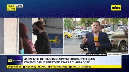 Aumento de casos respiratorios en el país