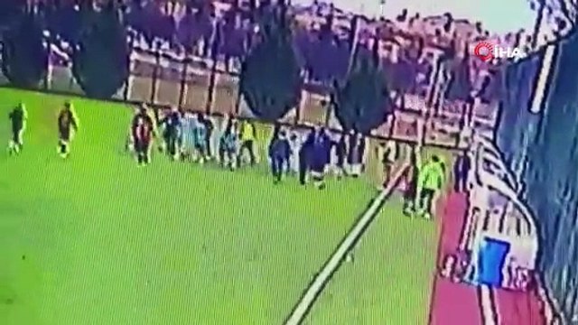 Görmek istemediğimiz görüntüler! Amatör küme maçında kan döküldü