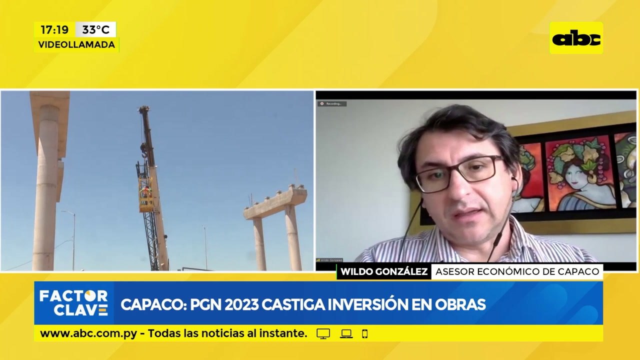 CAPACO: PGN 2023 castiga inversión en obras