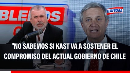 Nicolás Lúcar critica a José Antonio Kast por crisis en frontera: "No sabemos si va a sostener el compromiso del actual gobierno de Chile"