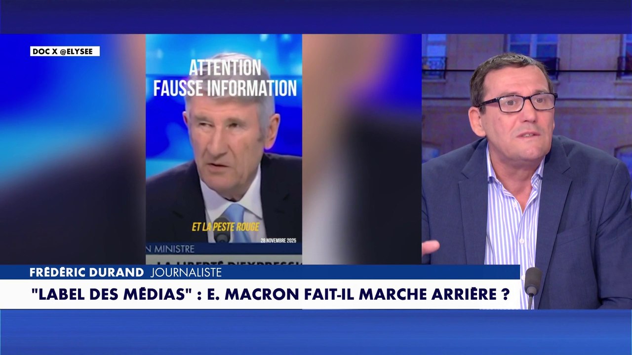 Frédéric Durand : «Le pouvoir veut mélanger opinions et faits pour pouvoir interdire les opinions»