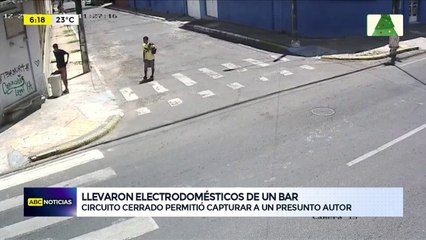 Llevaron electrodomésticos de un bar
