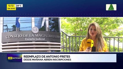 Reemplazo de Antonio Fretes