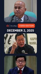 Today’s headlines: Tito Sotto, Bato dela Rosa, ICI | The wRap | December 2, 2025
