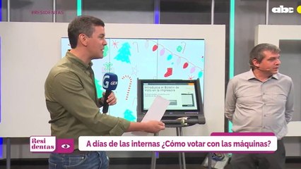 Santi Peña quiso guiar cómo votar y cometió papelón