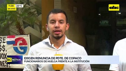 Exigen renuncia de Pdte. De Copaco