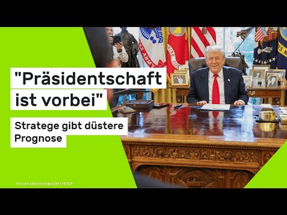 Donald Trump: "Präsidentschaft ist vorbei" - Stratege gibt düstere Prognose