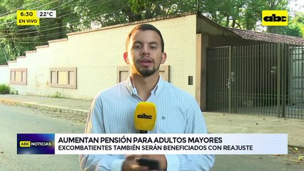 Aumentan pensión para adultos mayores