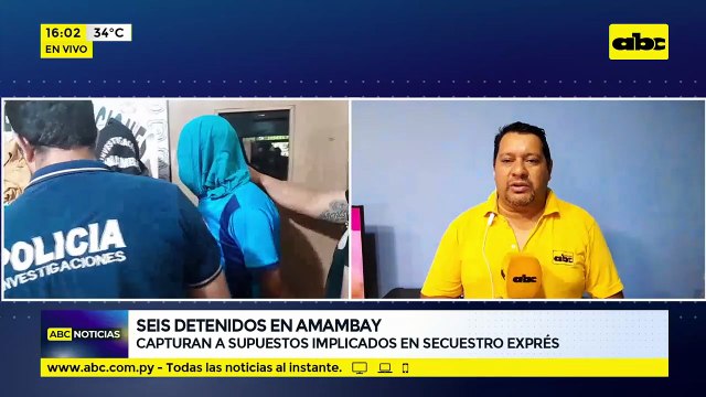 Capturan a seis supuestos implicados en secuestro en Amambay