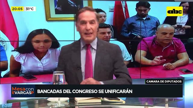 Bancadas del congreso se unificarán