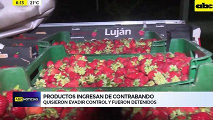 Productos ingresan de contrabando