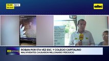 Roban por 5ta vez escuela y colegio capitalino