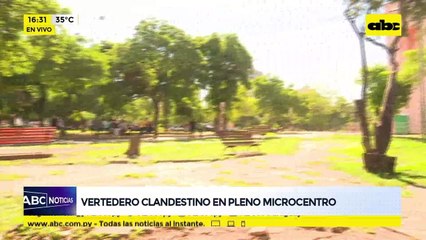 Vertedero clandestino en pleno microcentro