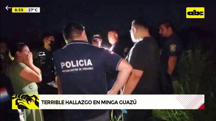 Terrible hallazgo en Minga Guazú