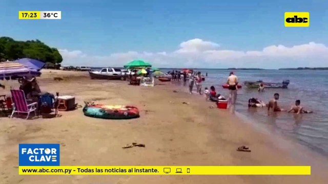 Año nuevo a orillas del río Paraná