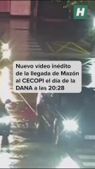 Así fue el momento en el que Carlos Mazón llego al CECOPI el día de la DANA a las 20.28