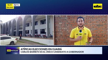 Atípicas elecciones en Guairá