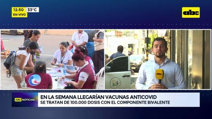 En la semana llegarían vacunas Anticovid