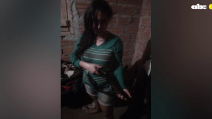 Claudelina Arzamendia fue detenida por hacer circular estas imágenes.