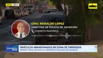 Vehículos abandonados en zona de tarifados