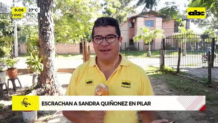 Escrachan A Sandra Quiñonez