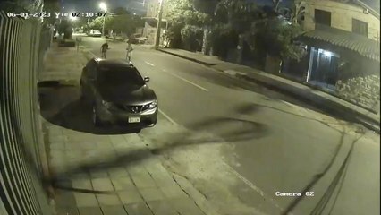 Imágenes captaron el rostro de los dos asaltantes de Luque