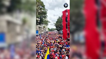 Caracas salió a la calle frente al despliegue militar de Estados Unidos